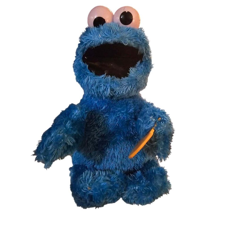 HASBRO‎ Sesame Street Feed Me Cookie Monster Plush Battery Talking (6150)